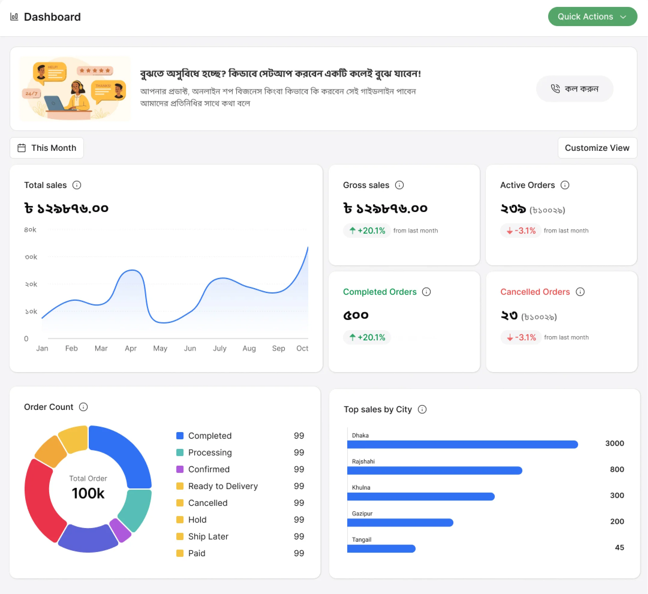 অর্ডার ম্যানেজমেন্ট